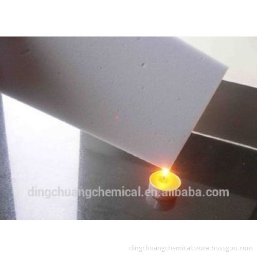 fire-retardant foam seat cushion in car or motorcycle